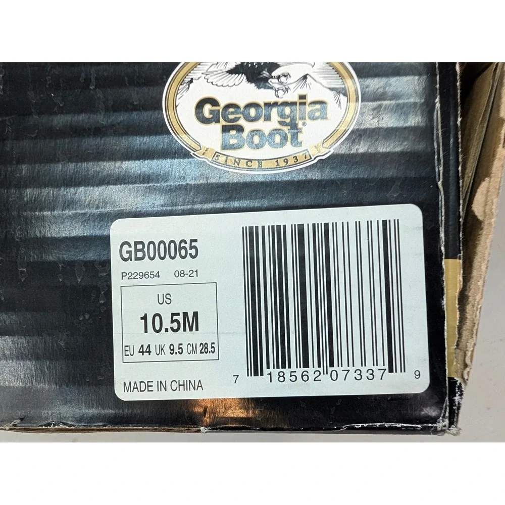 Georgia Logger Boots Men‎ GB00065 400G Waterproof Insulated Steel Toe 10.5M NOB